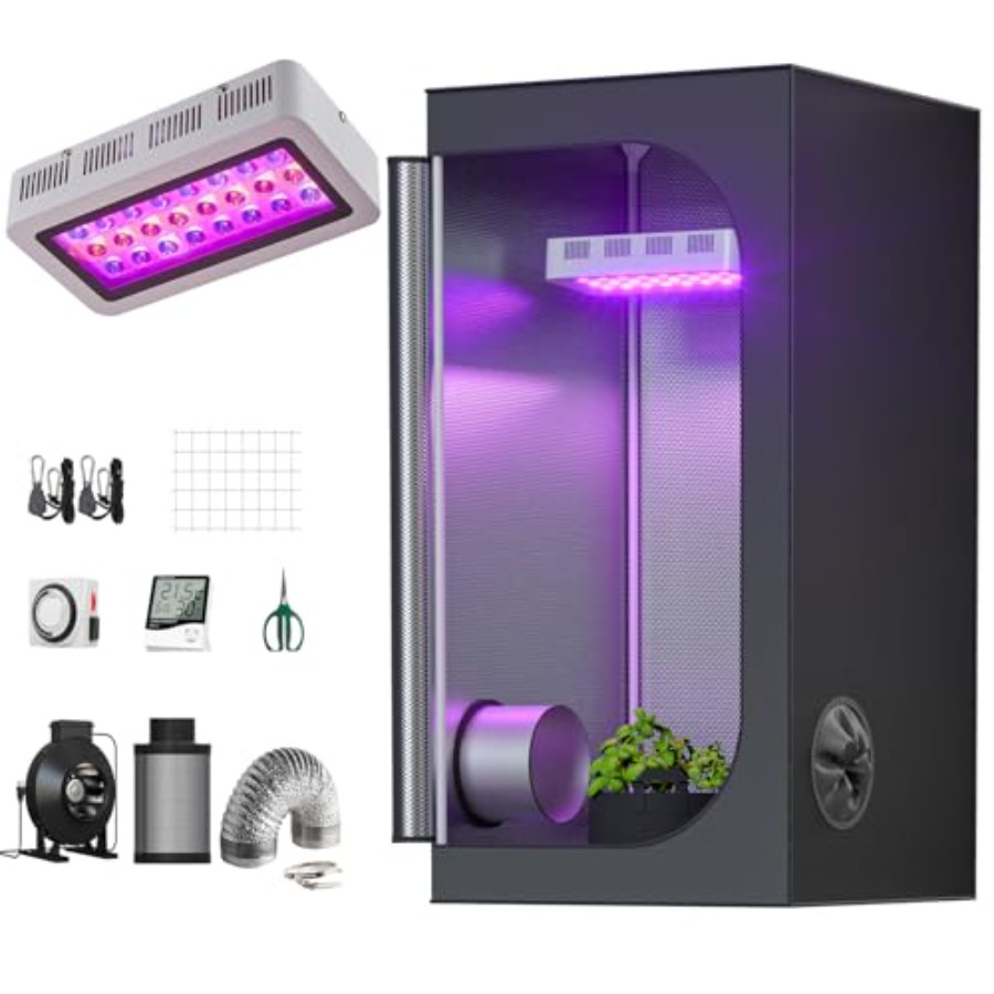 Grow Tent 4X4 - 32X32X63 Indoor Grow Tent Complete Kit