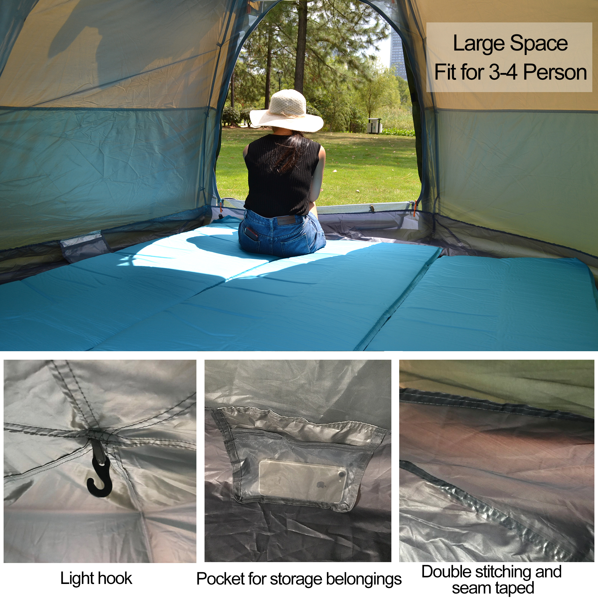 Desert&Fox 3-4 Person Dome Aut – Grow Tent 4X4 Bewertung und Preis
