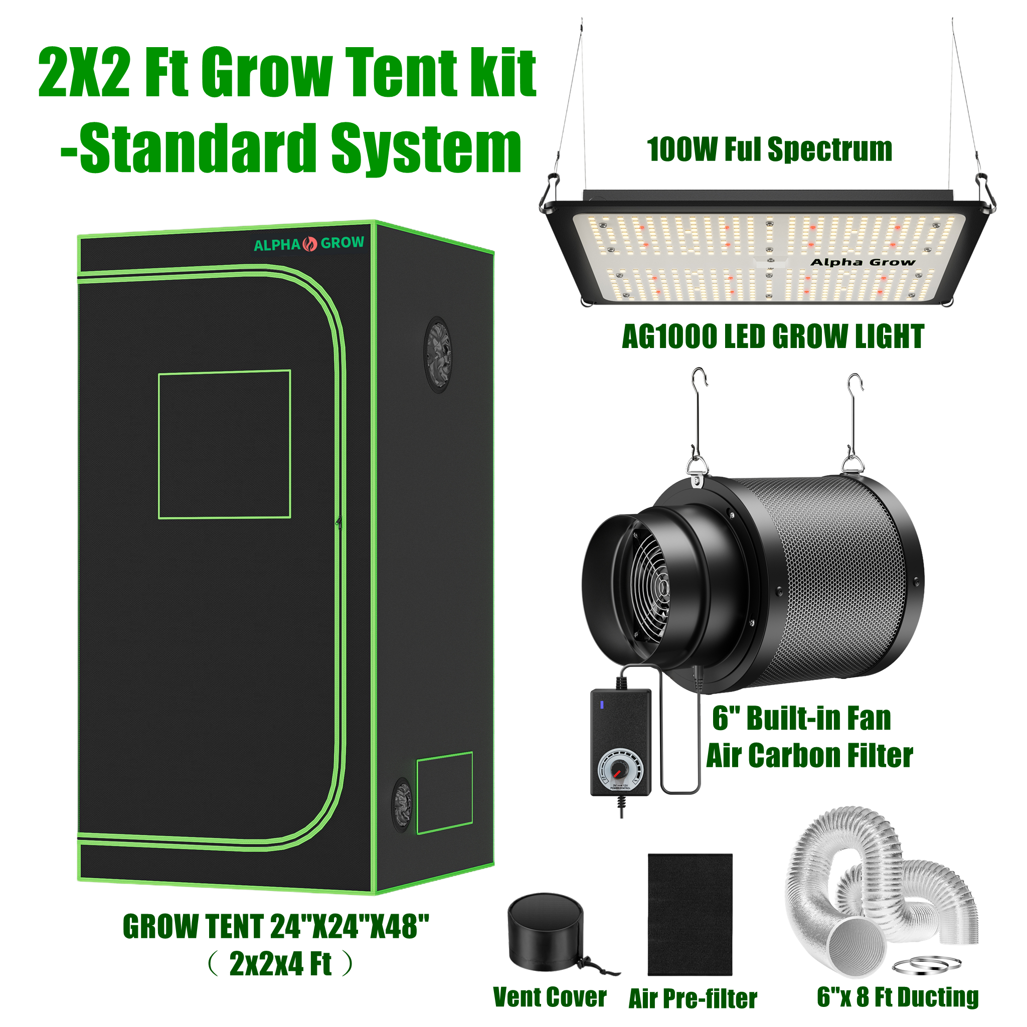 ALPHAGROW Elite 2x2 Grow Suite – Grow Tent 4X4 Bewertung und Preis