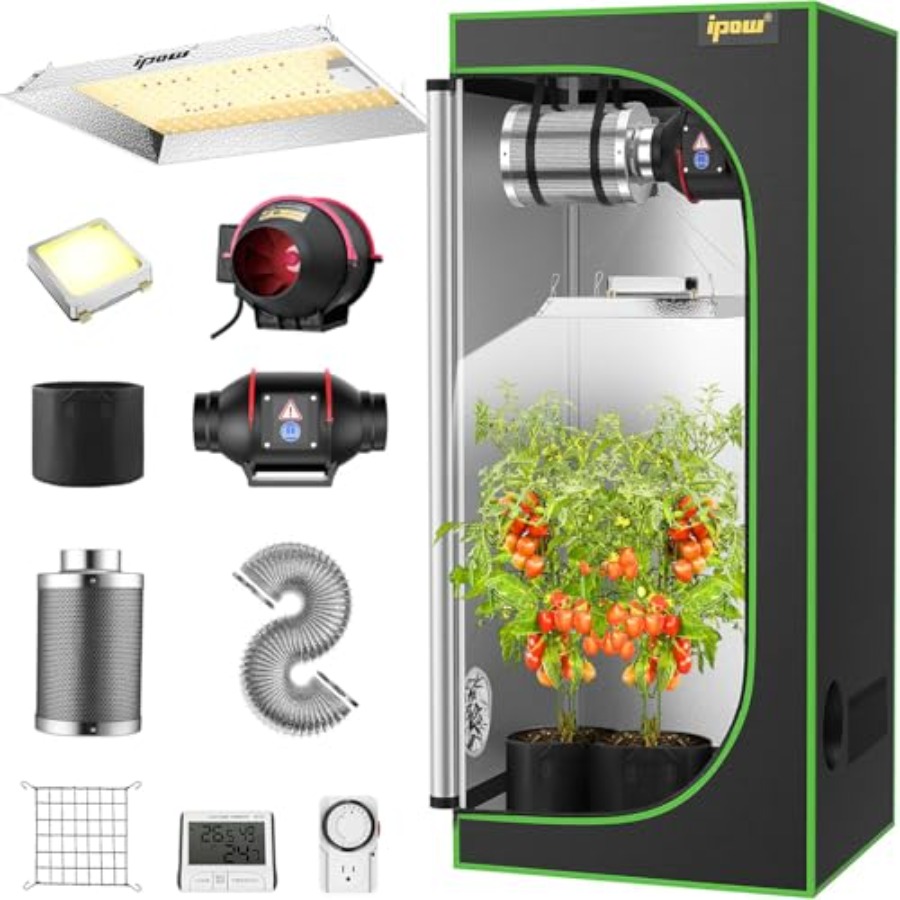 2x2 ft Grow Tent Kit Complete  – Grow Tent 4X4 Bewertung und Preis