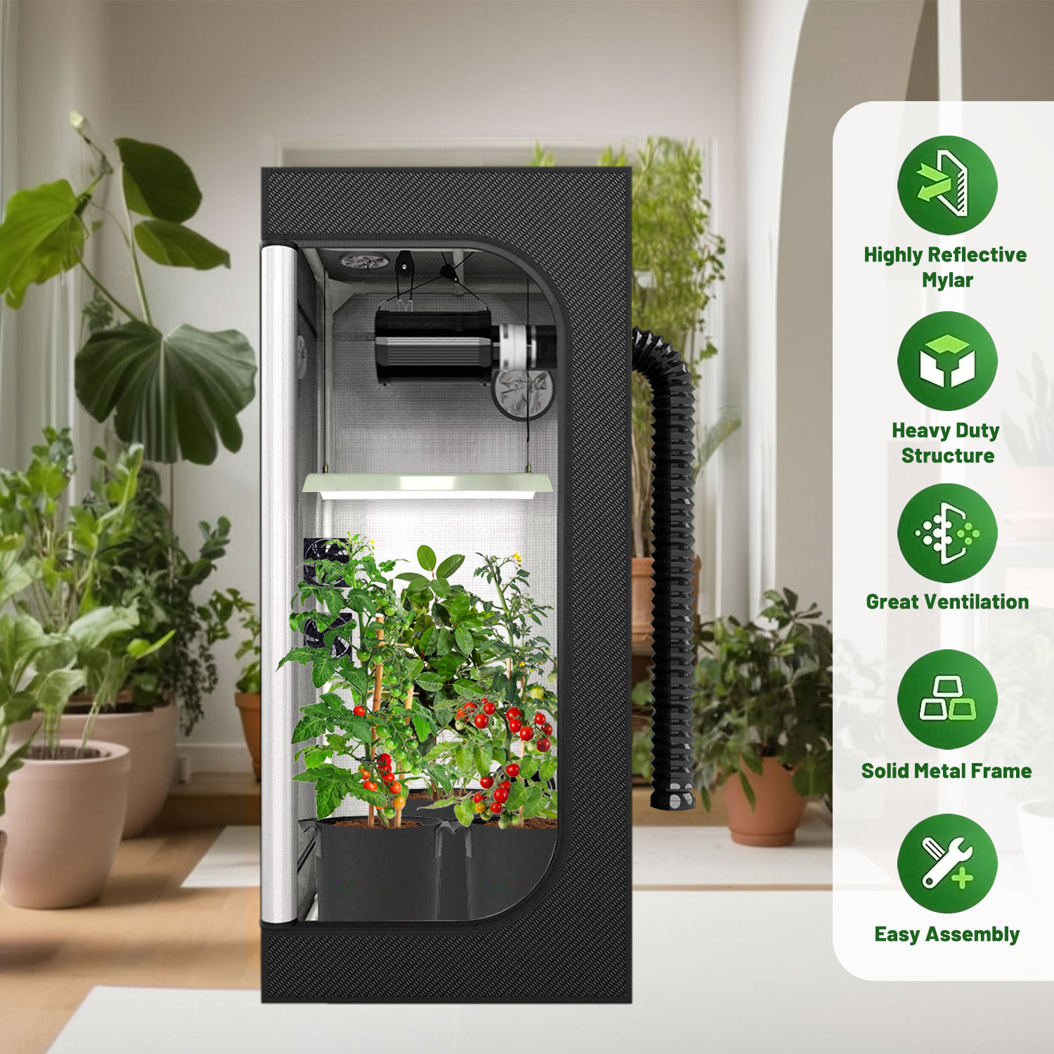 4x4 Grow Tent Complete Kit LED – Grow Tent 4X4 Bewertung und Preis