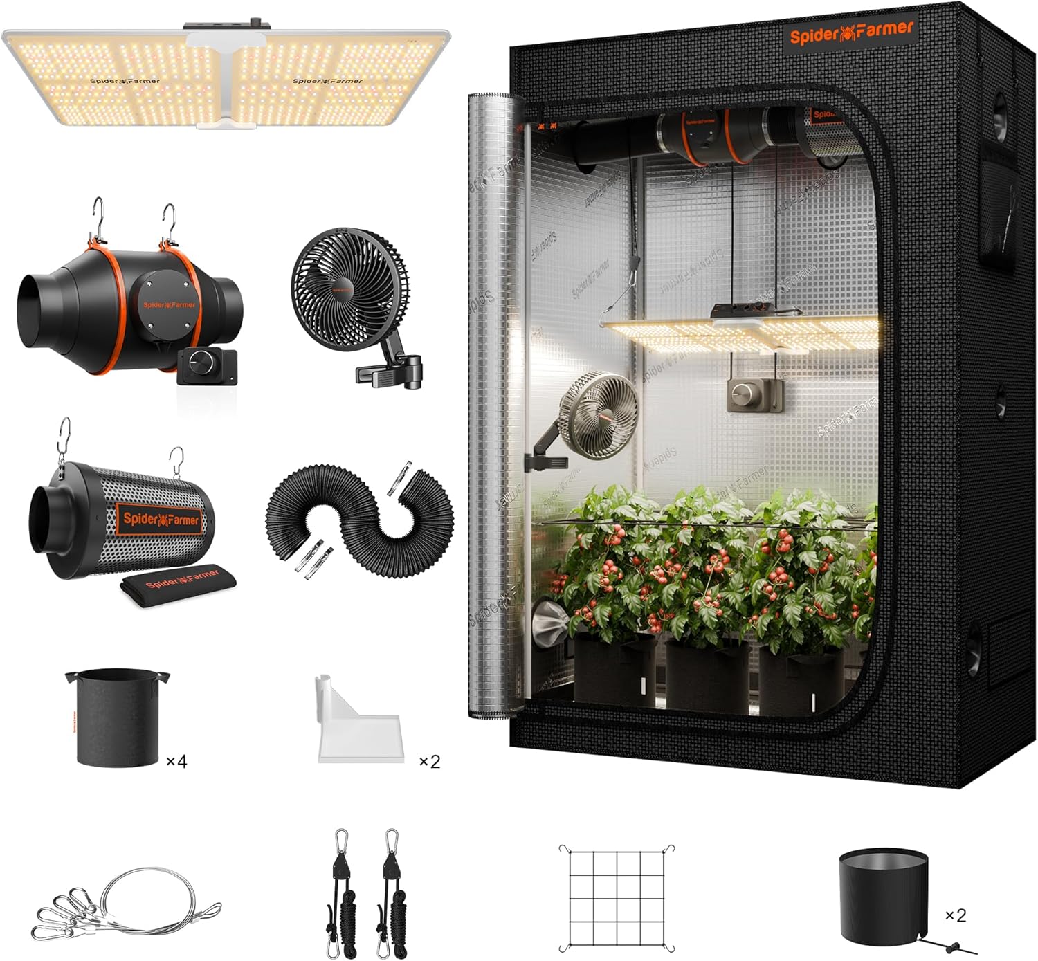 2x4 Complete Grow Tent Kit SF2 – Grow Tent 4X4 Bewertung und Preis